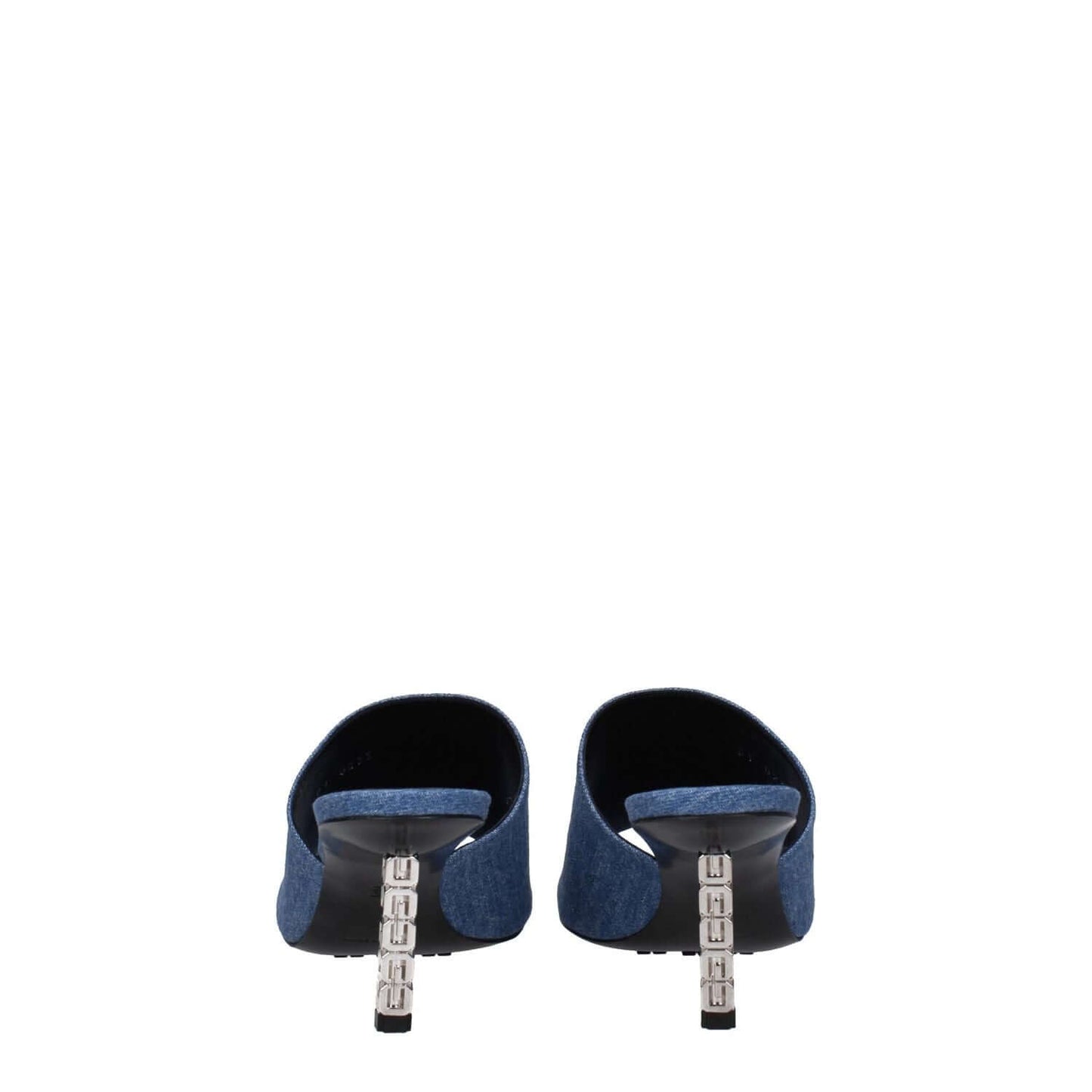 Givenchy Blue Fabric Platform Sandals