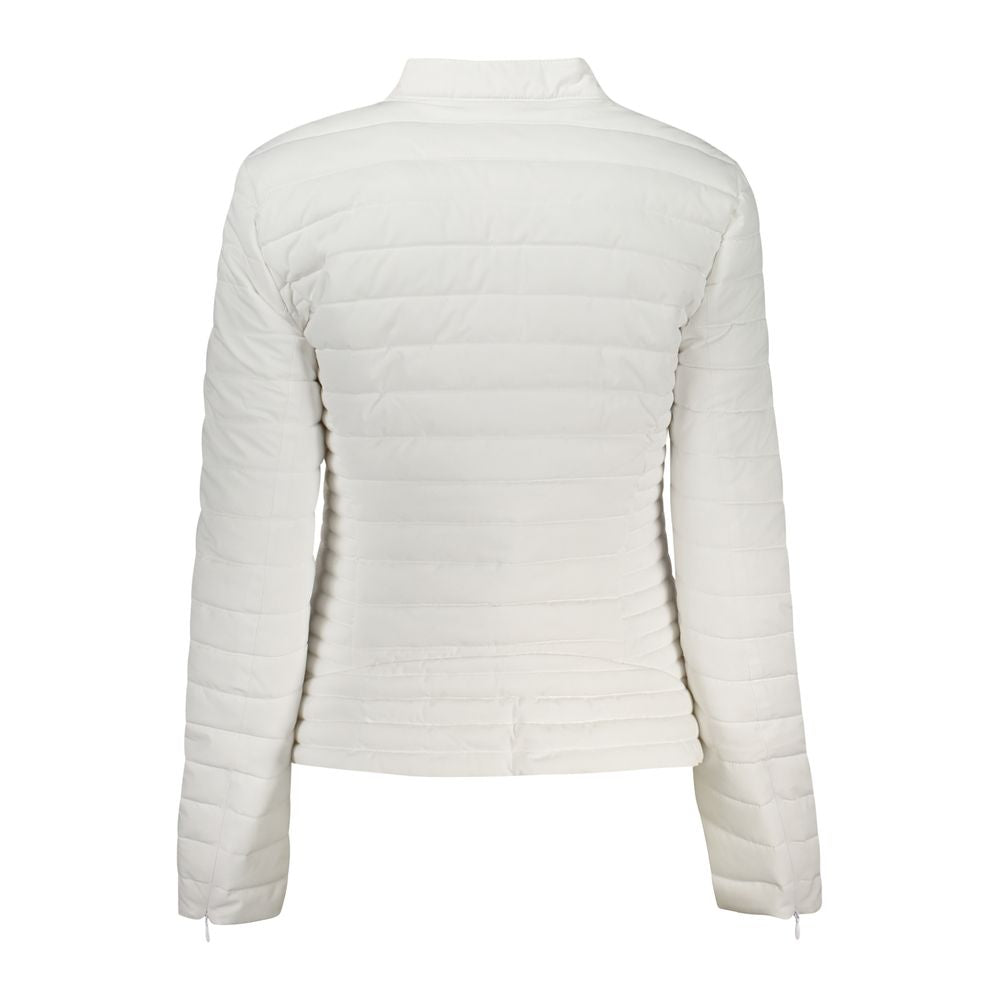 Guess Jeans White Polyurethane Women's Jacket