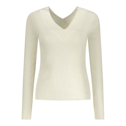 Guess Jeans White Viscose Sweater