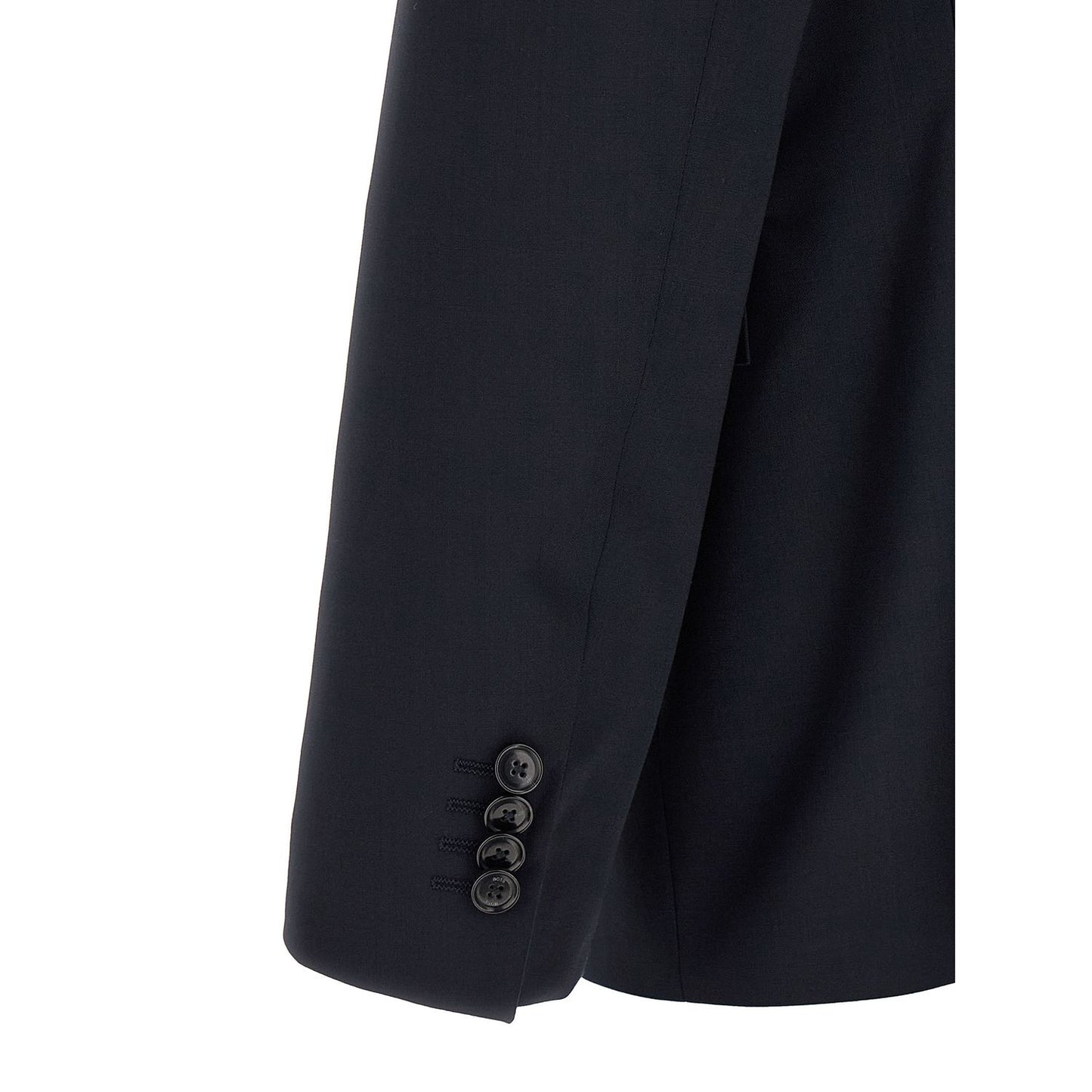 Hugo Boss Blue Virgin Wool Two-Piece Suit