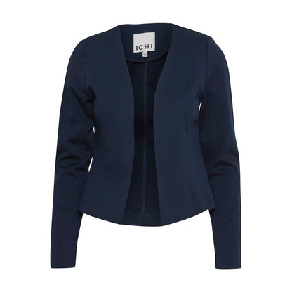 ICHI Blue Polyester Blazer