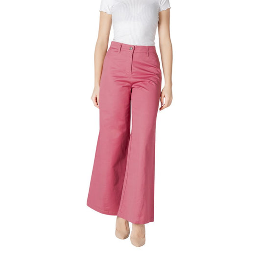 ICHI Pink Cotton Pant