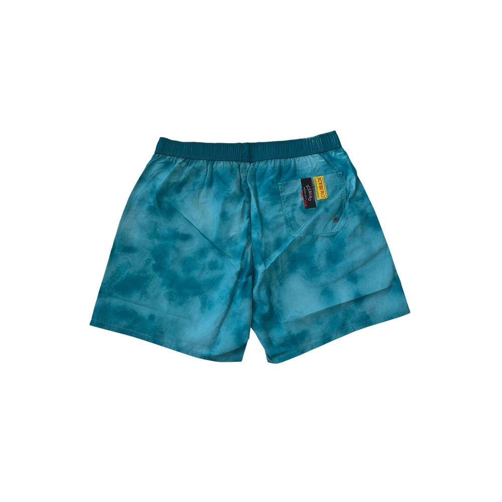 Iceberg Light Blue Polyester Men Swim Short1728,67345744032,Clothing,Iceberg,Light Blue,M,Men,Men - Clothing,New with tags,S,Swim Shorts - Swimwear - Clothing,Swimwear - Clothing,Swimwear - Men - Clothing,XL