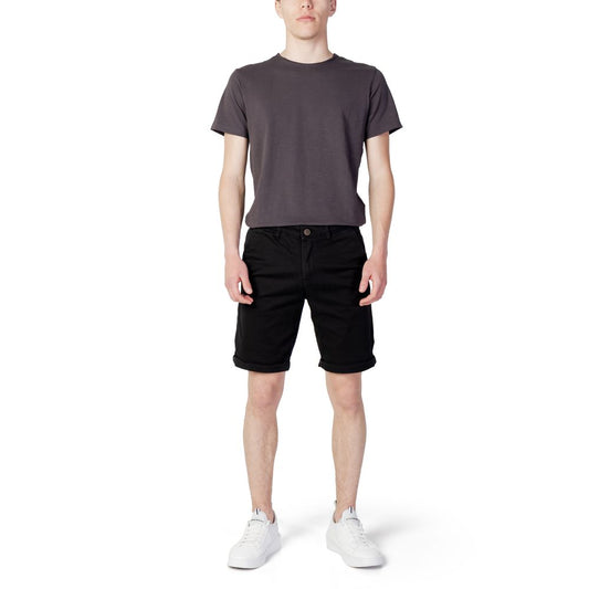 Jack Jones Black Cotton Short JA-4208500009-IT44 | S