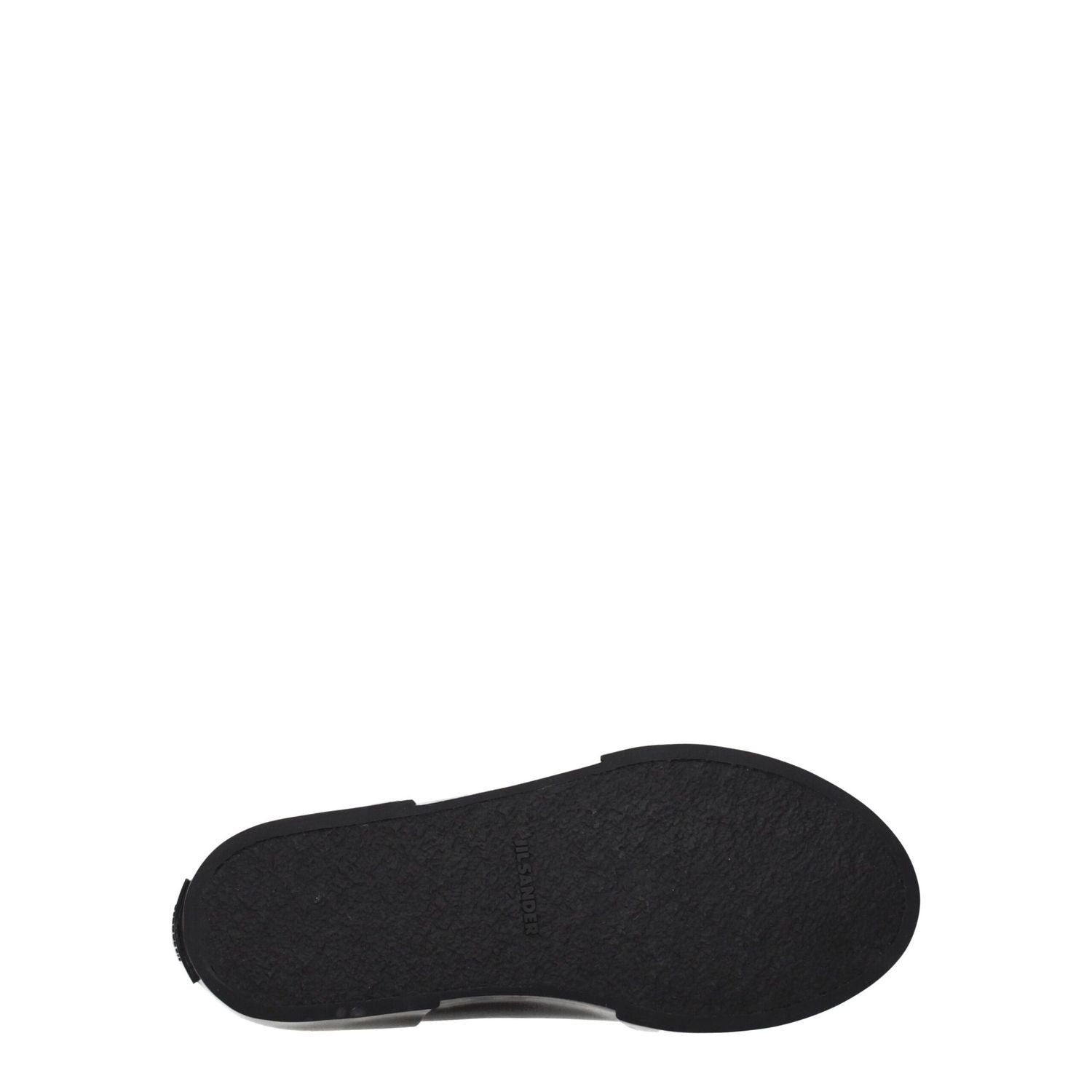 Jil Sander Black Fabric High Top Sneakers