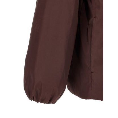 Jil Sander Brown Polyester Full-Length Jacket