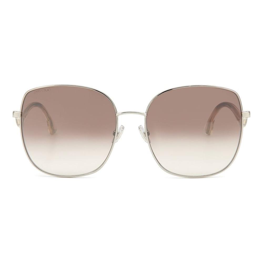 Jimmy Choo Jimmy Choo Gray Metal Sunglasses JCMAMIES3YGAC 1728,67434610848,Gray,Jimmy Choo,New with tags,Sunglasses for Women - Sunglasses,Women