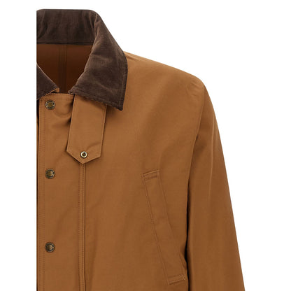 Junya Watanabe Brown Cotton Shell Jacket