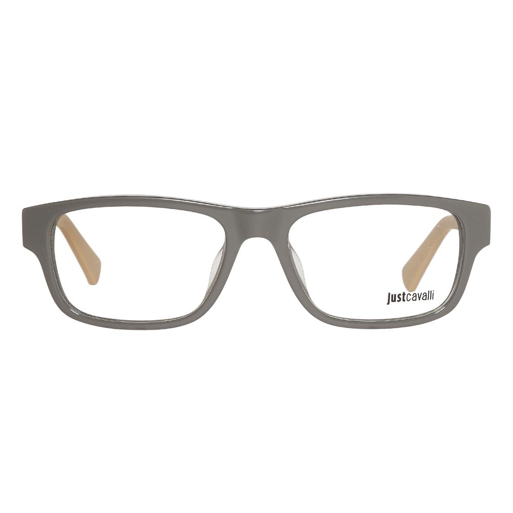 Just Cavalli Gray Plastic Frames unisex eyewear with 52/16/140 mm dimensions.