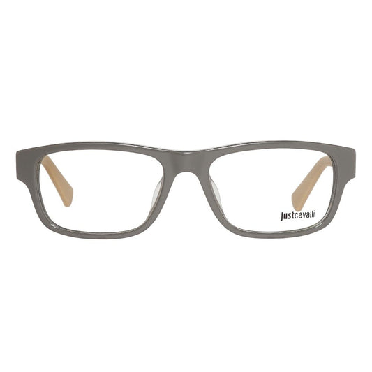 Just Cavalli Gray Plastic Frames unisex eyewear with 52/16/140 mm dimensions.