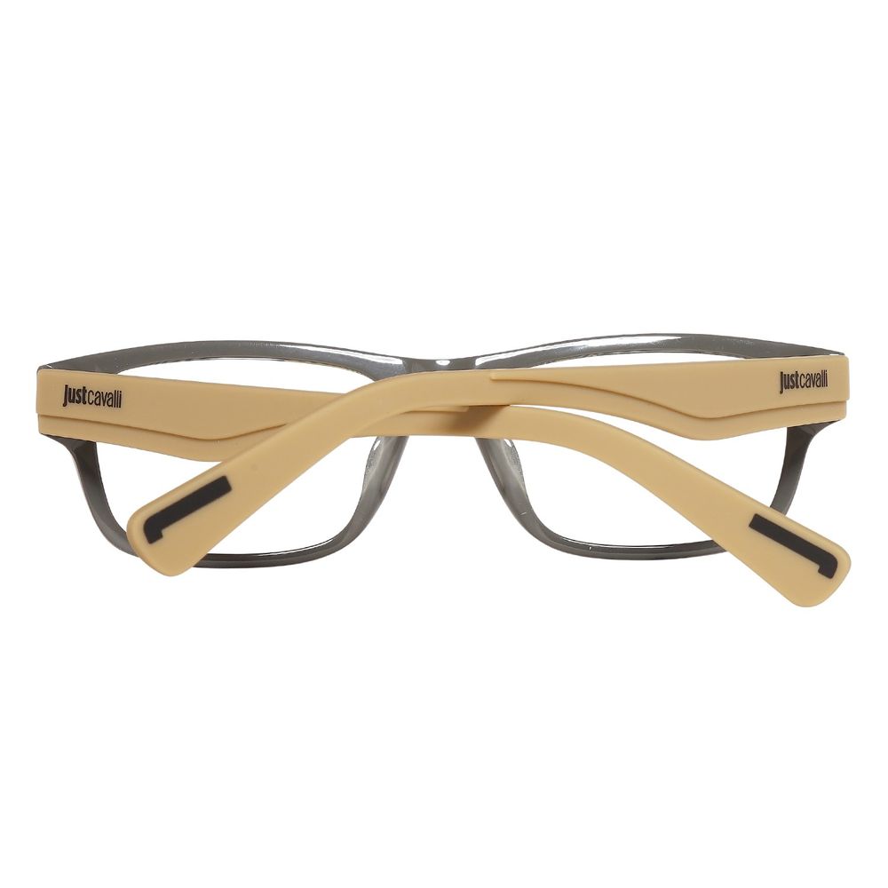 Just Cavalli Gray Plastic Frames JC0761-020-52 unisex, beige and gray design, stylish eyewear fashion.