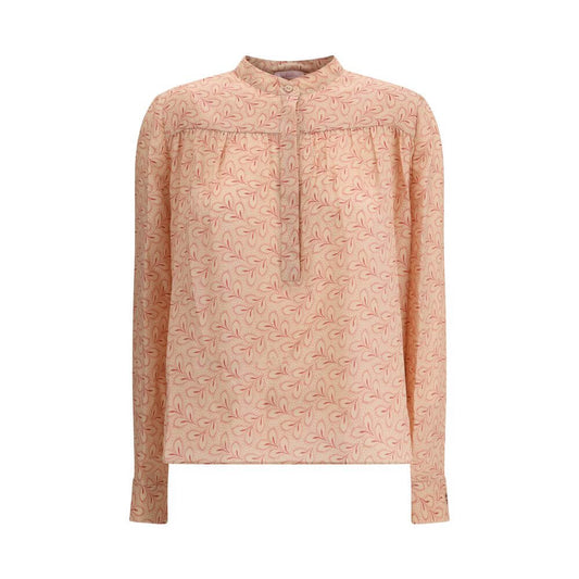 Kristina Ti Multicolor Silk Pattern Shirt