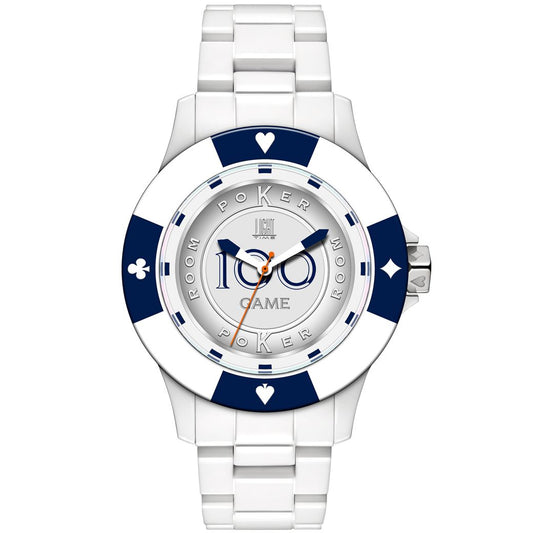 LIGHT TIME Mod. POKER - White / Blue-0