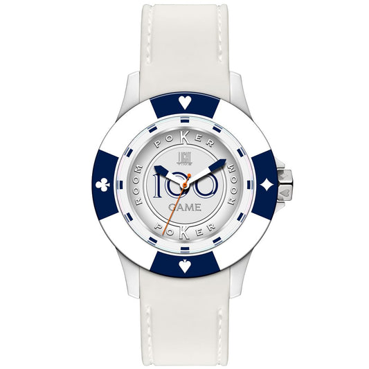 LIGHT TIME Mod. POKER - White / Blue-0