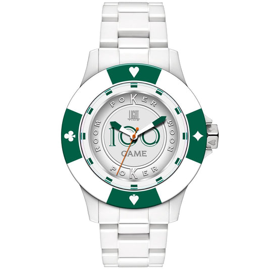 LIGHT TIME Mod. POKER - White / Green-0