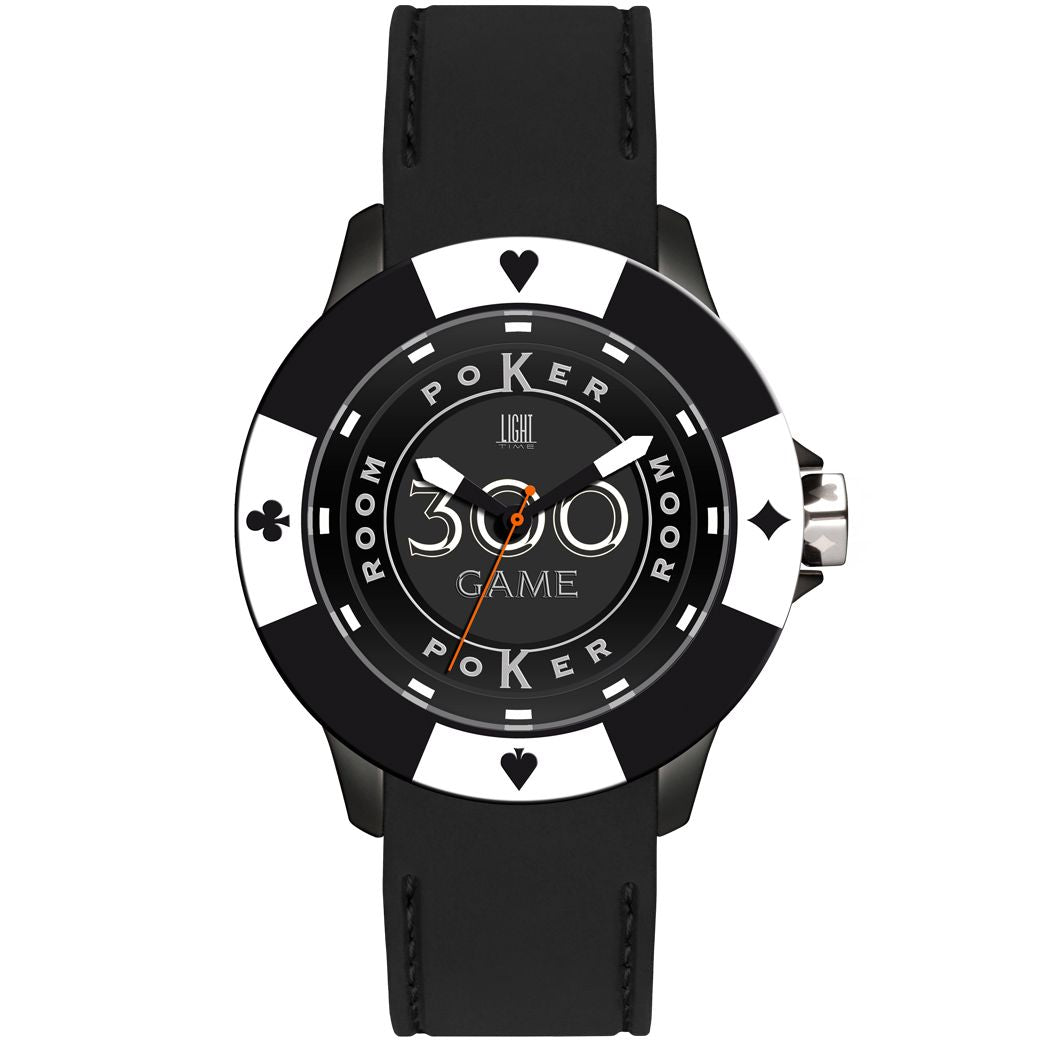 LIGHT TIME Mod. POKER - Black / White