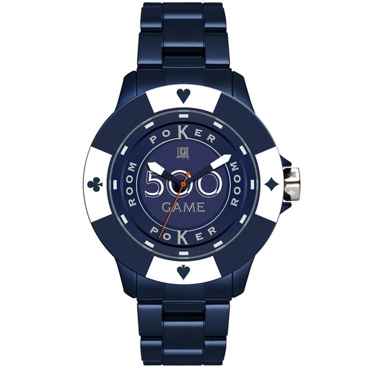 LIGHT TIME Mod. POKER - Blue / White-0