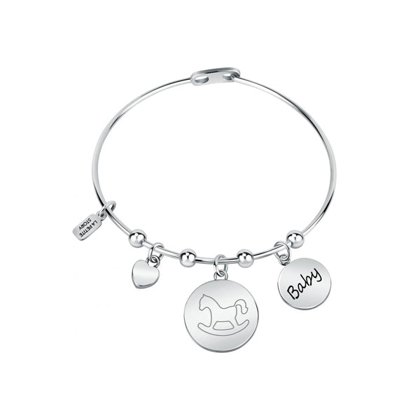 LA PETITE STORY JEWELRY Mod. LPS05ASF29 silver bracelet with charms