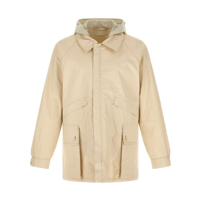 Lemaire Beige Linen Shell Jacket