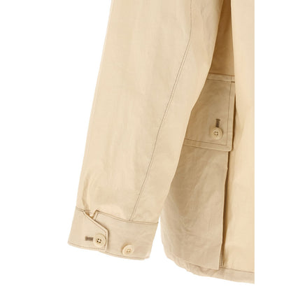Lemaire Beige Linen Shell Jacket