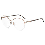 Love Moschino Gold Metal Frames MOL569-DDB glasses for women, gold color, metal material, measures 52/17/140mm.