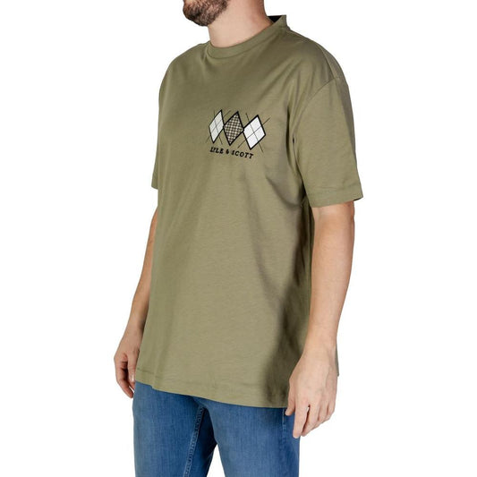 Lyle & Scott Lyle & Scott Green Cotton T-Shirt LY-15926500149-IT48 | L 1728,71956299936,Clothing,Green,IT48 | L,Lyle & Scott,Men,Men - Clothing,New with tags,T-Shirts - Men - Clothing