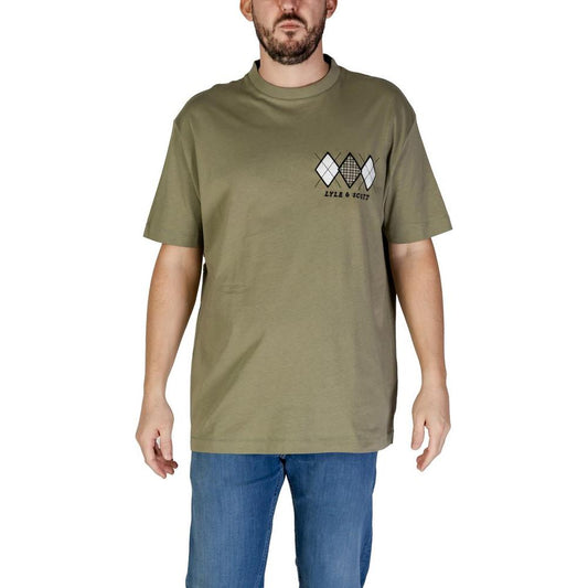 Lyle & Scott Lyle & Scott Green Cotton T-Shirt LY-15926500149-IT48 | L 1728,71956299936,Clothing,Green,IT48 | L,Lyle & Scott,Men,Men - Clothing,New with tags,T-Shirts - Men - Clothing