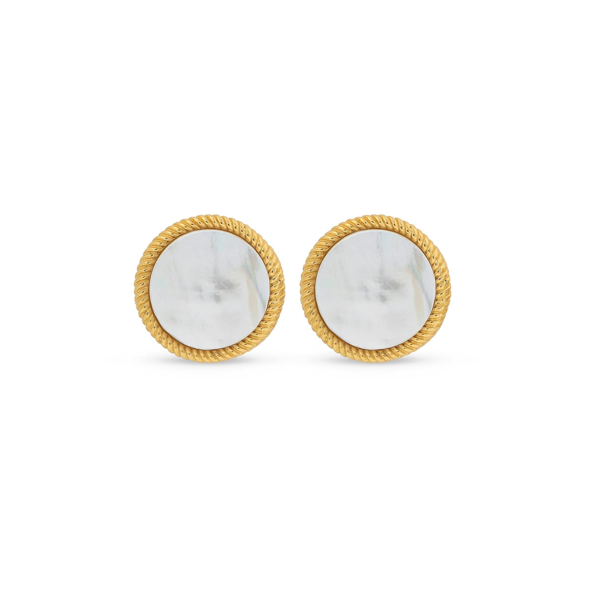 Elegant pearl earrings with gold detailing from MAJORICA JEWELRY Mod. 17785.00.1.E00.906.1.