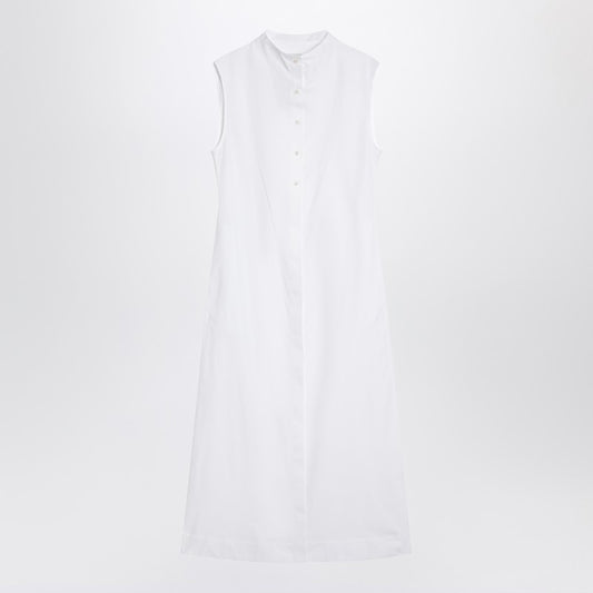 Loulou Studio White shirt dress in cotton MAUICO/Q_LOULO-WHT_108