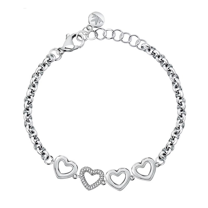 MORELLATO MOD. SAVO27 ladies silver bracelet with heart design
