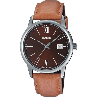 CASIO COLLECTION Mod. DATE. LEATHER - BRONZE WATCHES
