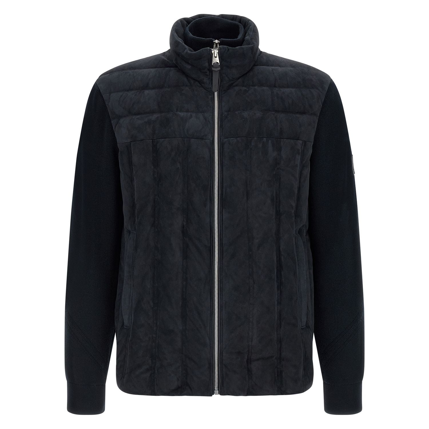 Mackage Blue Virgin Wool Full-Length Jacket