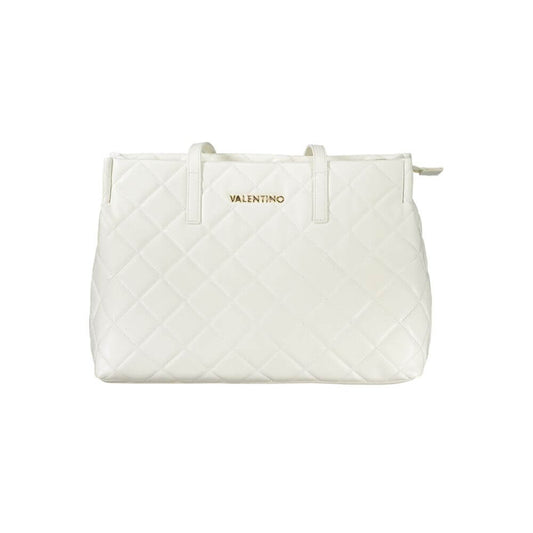 Mario Valentino White Polyethylene Handbag