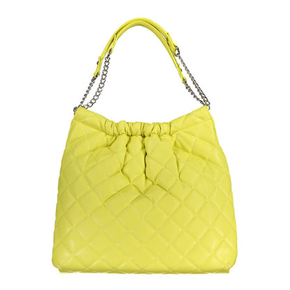 Mario Valentino Yellow Polyethylene Handbag