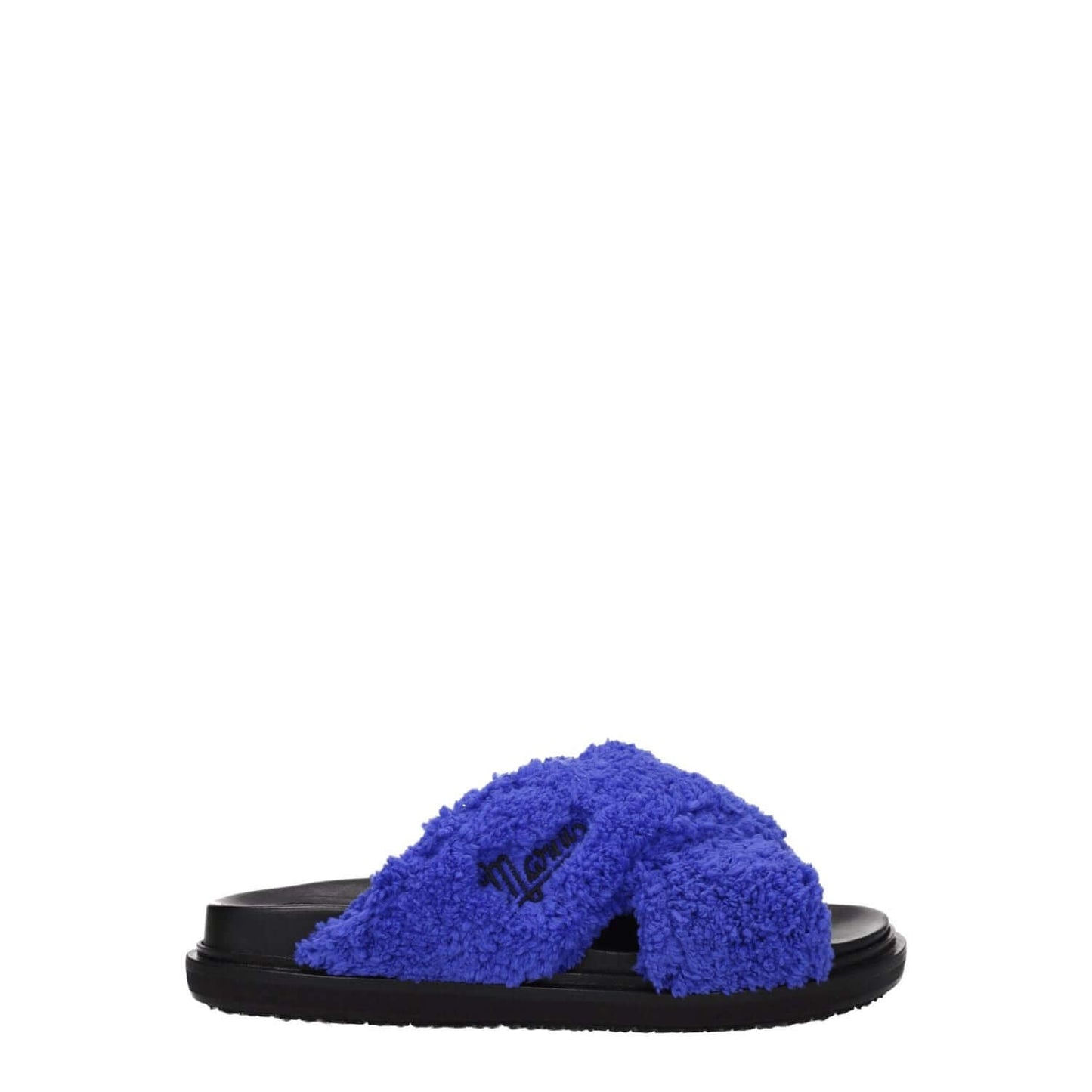 Marni Purple Fabric Slippers