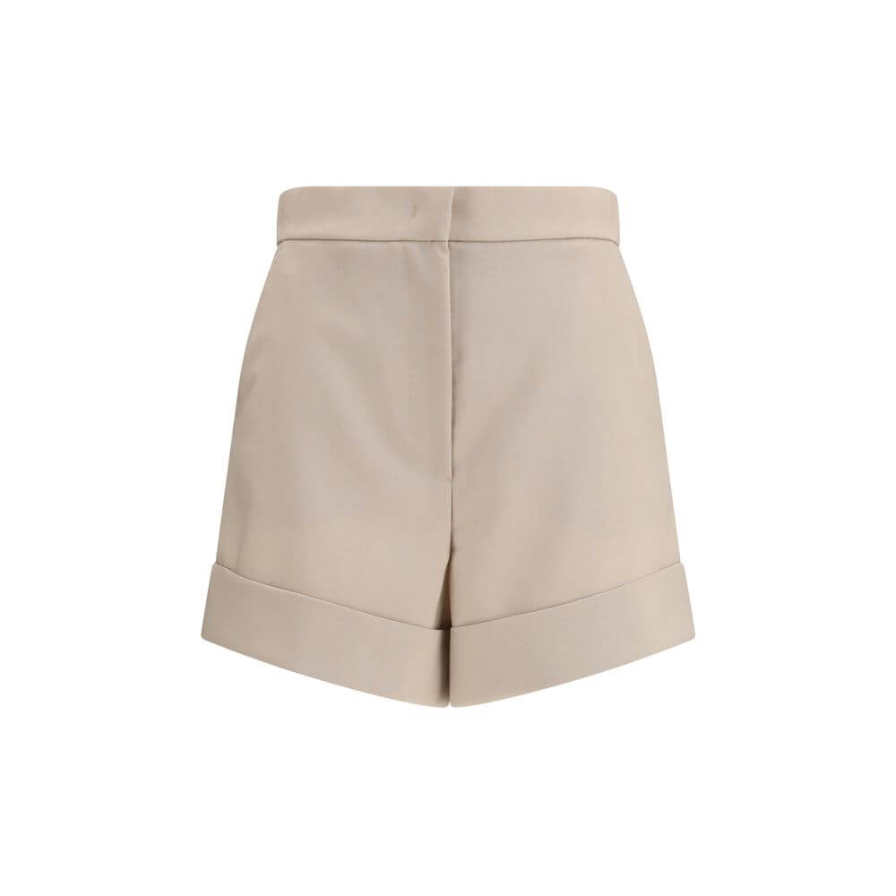 Max Mara Bicolor Fleece Wool Bermuda Shorts 1728,72470364320,Bermuda - Shorts - Clothing,Bicolor,Clothing,IT38 | S,IT40 | M,IT42 | L,Max Mara,New with tags,Shorts - Clothing,Women