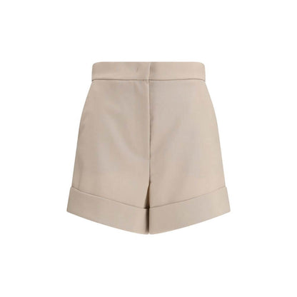 Max Mara Bicolor Fleece Wool Bermuda Shorts 1728,72470364320,Bermuda - Shorts - Clothing,Bicolor,Clothing,IT38 | S,IT40 | M,IT42 | L,Max Mara,New with tags,Shorts - Clothing,Women