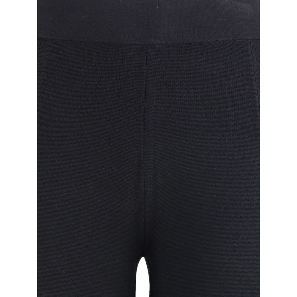 Max Mara Black Viscose Casual Pants