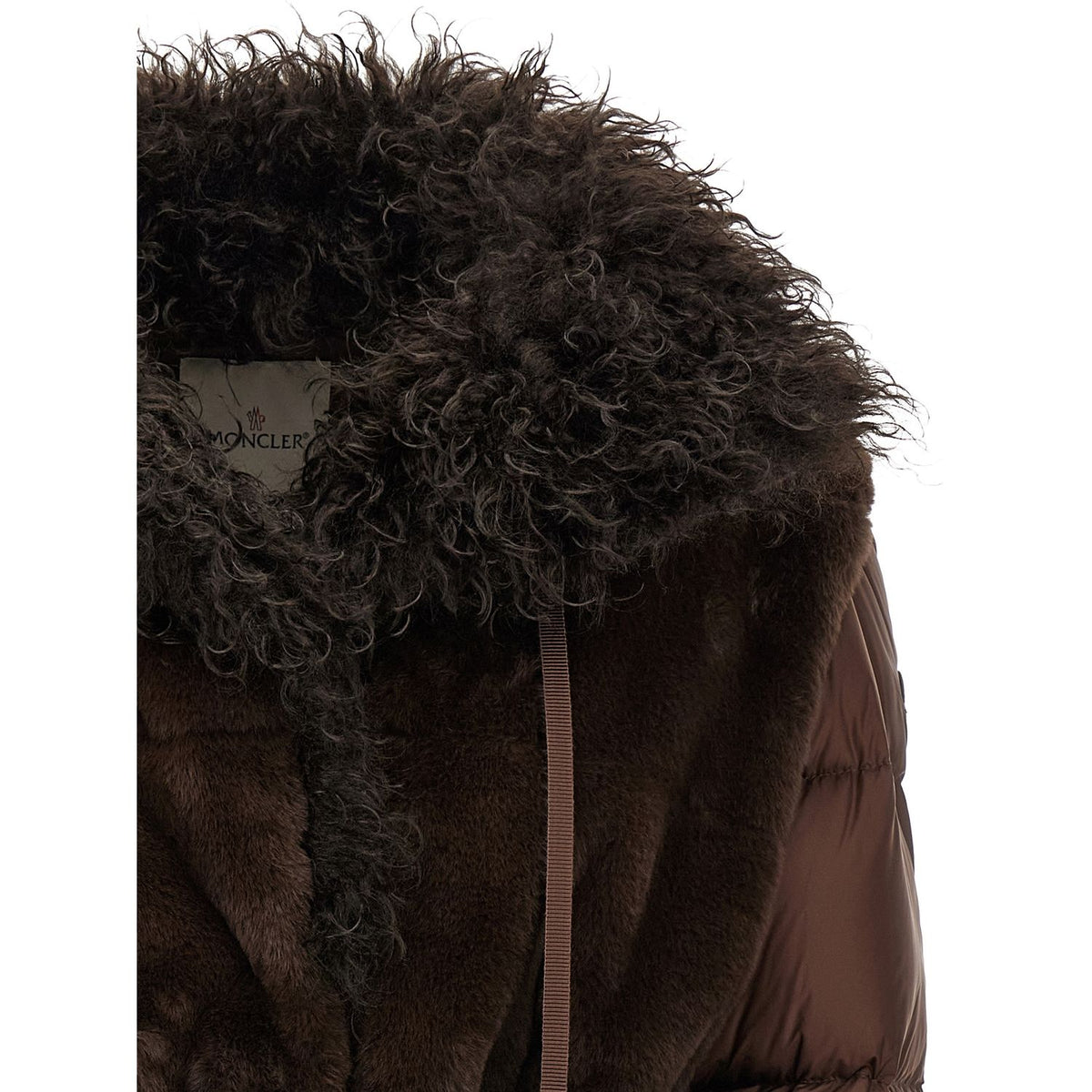 Moncler Brown Polyester Shell Jacket