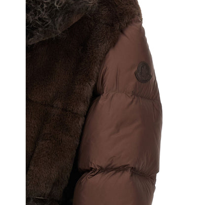 Moncler Brown Polyester Shell Jacket