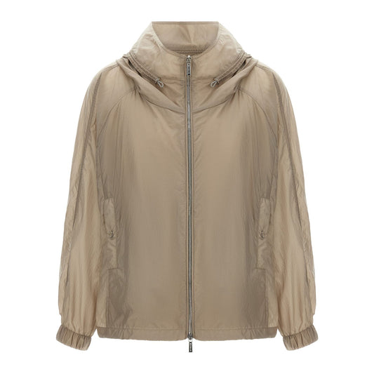 MooRER Beige Polyester Shell Jacket