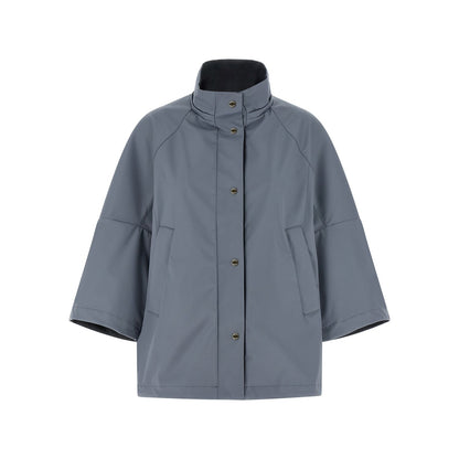 MooRER Blue Polyester Shell Jacket