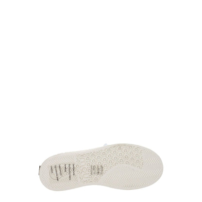 Mou Gray Leather Low Top Sneakers