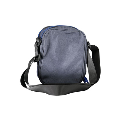 North Sails Blue Polyester Men Shoulder Bag with adjustable strap and two compartments, enhancing functionality and style.