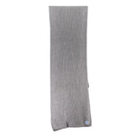 North Sails Gray Cotton Scarf, 170x26 cm, featuring recycled fibers logo; stylish and eco-friendly fashion accessory.