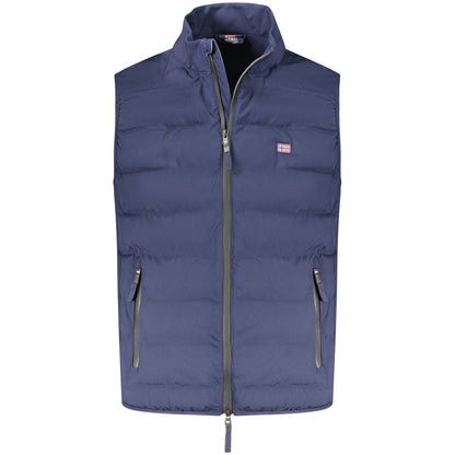 Norway 1963 Blu Polyester Men's Vest