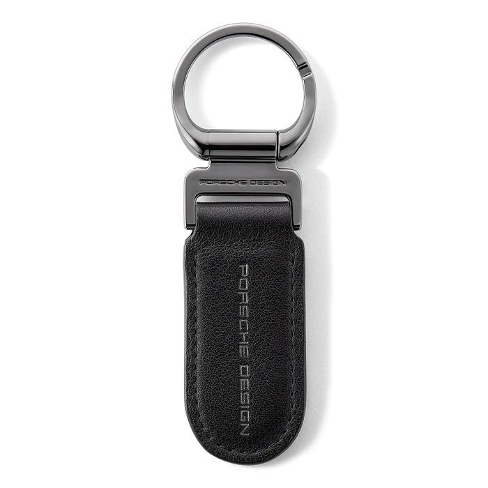 PORSCHE DESIGN MOD. CLASSIC leather keychain in official packaging.