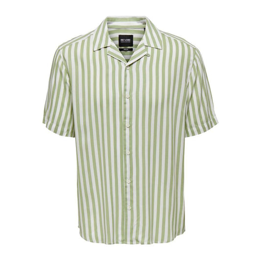 Only & Sons Only & Sons Green Viscose Shirt ON-10275700148-IT44 | S 1728,71956299936,Clothing,Green,IT44 | S,Men,Men - Clothing,New with tags,Only & Sons,Shirts - Men - Clothing