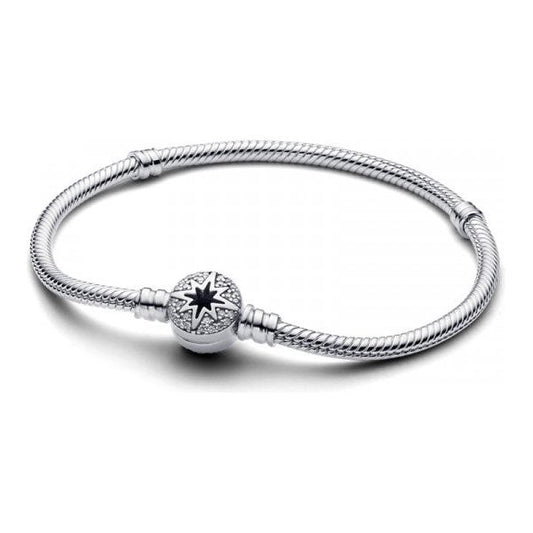 PANDORA MOMENTS Mod. NORTH STAR CLASP SNAKE CHAIN - Size 20 DESIGNER FASHION JEWELLERY