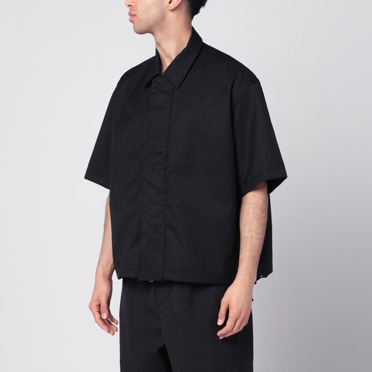 OAMC Peacemaker black wool-blend shirt PCM1OS05AWO001099/Q_OAMC-BLK_323